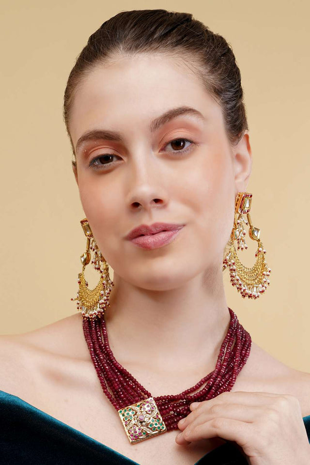 Multi-Color Alloy Necklace