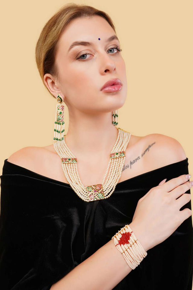 Multi-Color Alloy Necklace