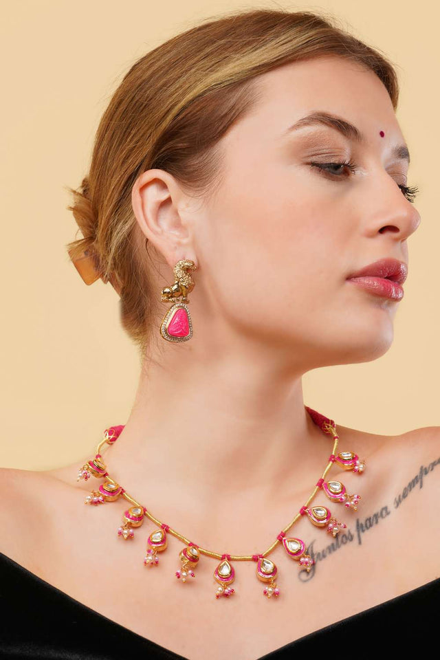 Multi-Color Alloy Necklace