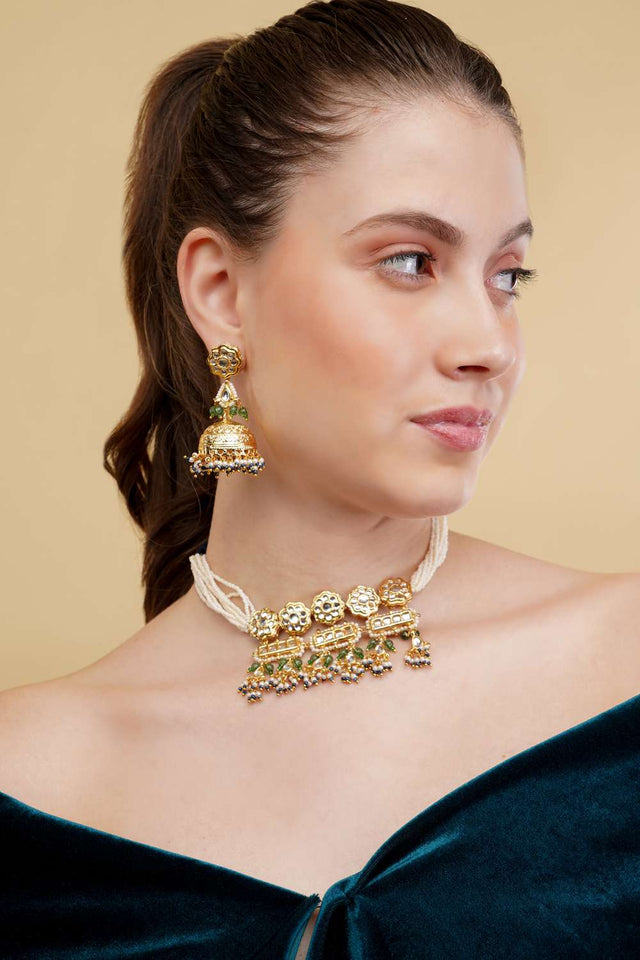 Multi-Color Alloy Necklace