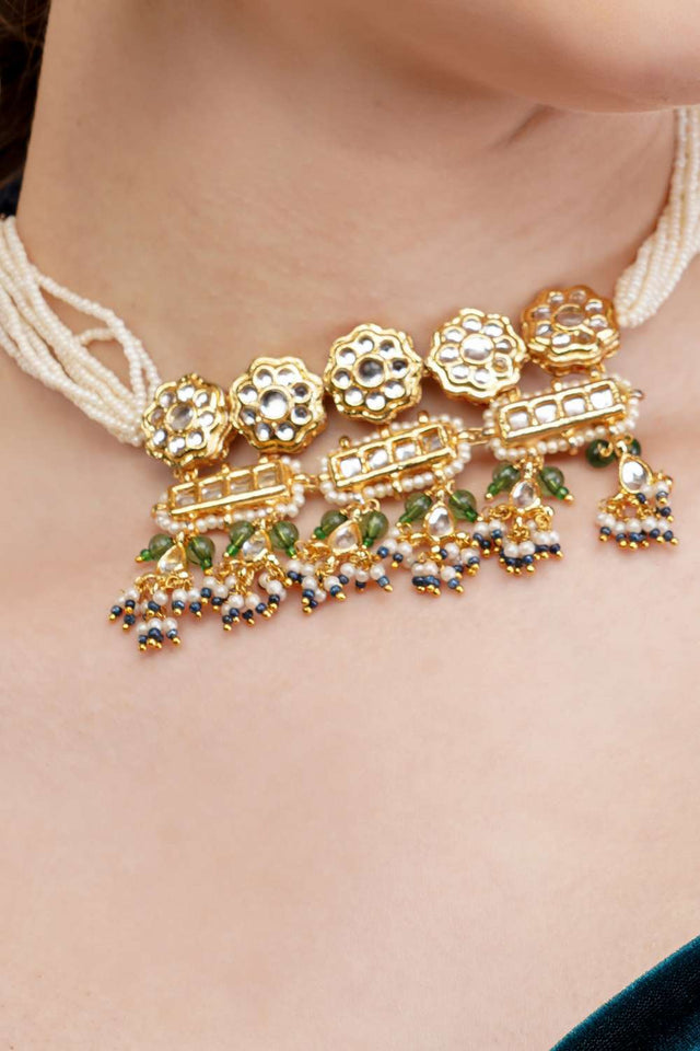 Multi-Color Alloy Necklace