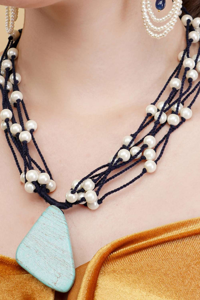 Multi-Color Alloy Necklace