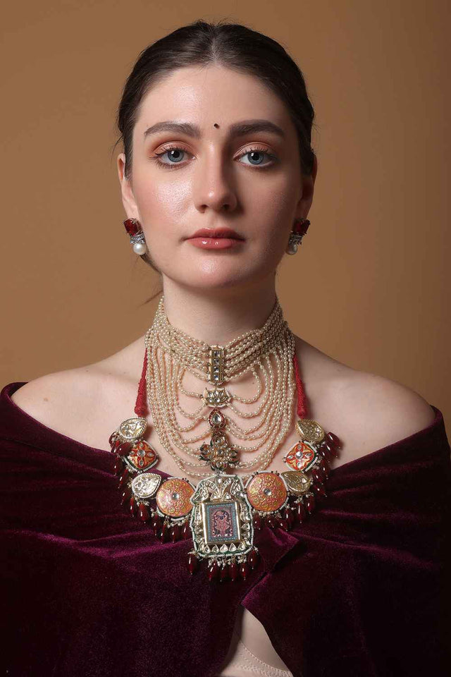 Multi-Color Alloy Necklace