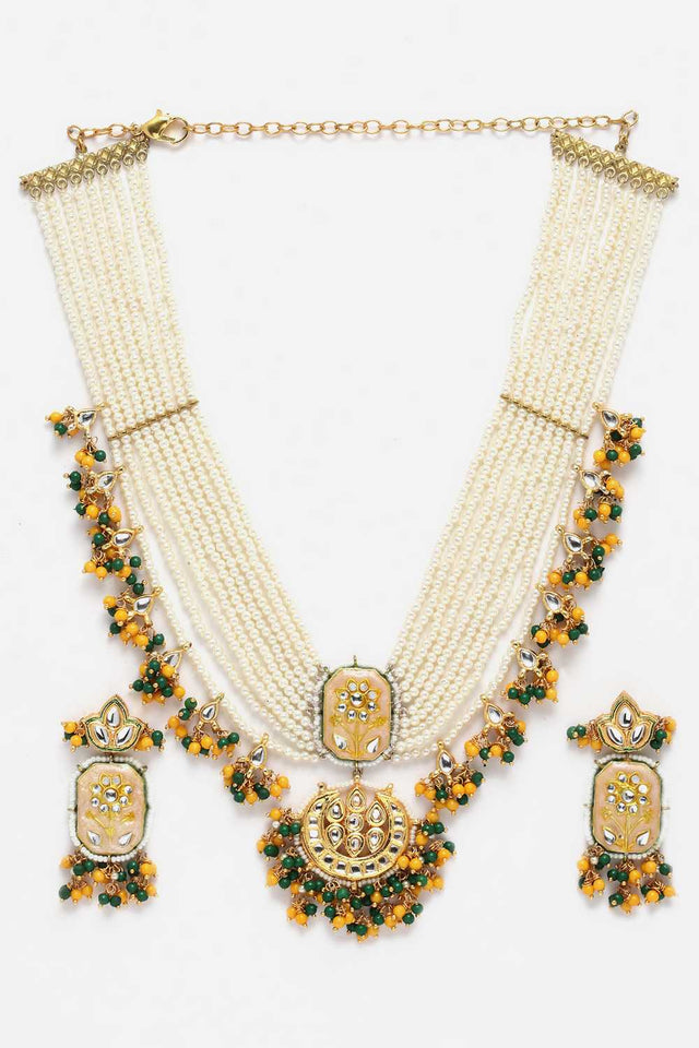 Multi-Color Alloy Jewellery Set