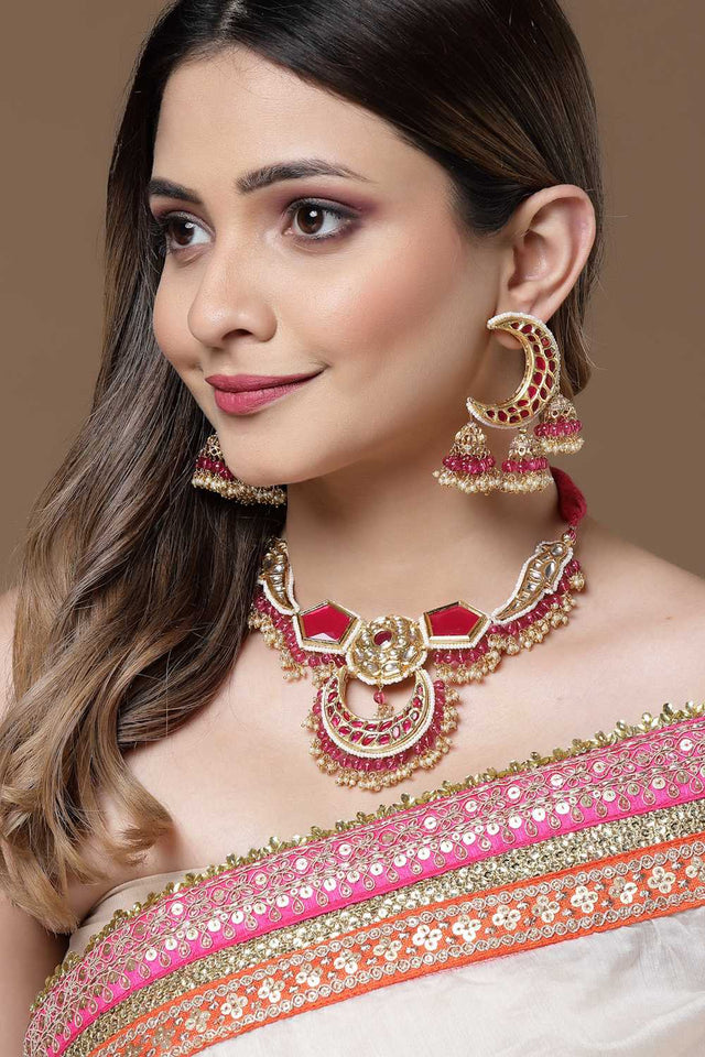 Multi-Color Alloy Jewellery Set (DGNHE23015)