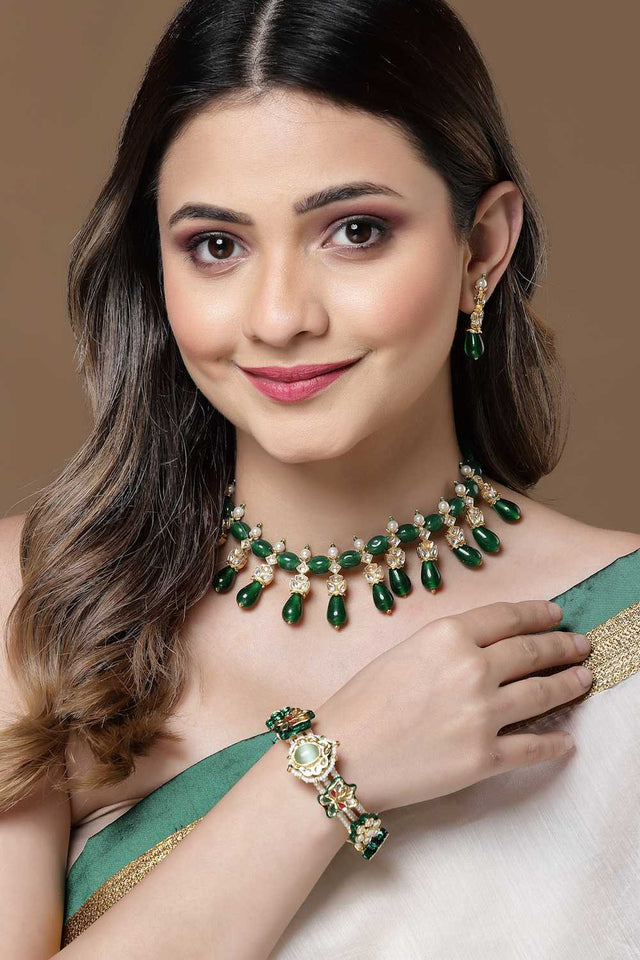 Multi-Color Alloy Jewellery Set