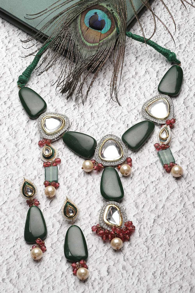 Multi-Color Alloy Jewellery Set