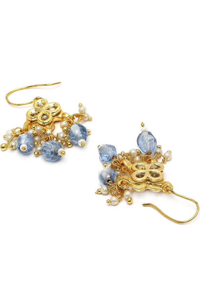 Multi-Color Alloy Necklace & Earring Set