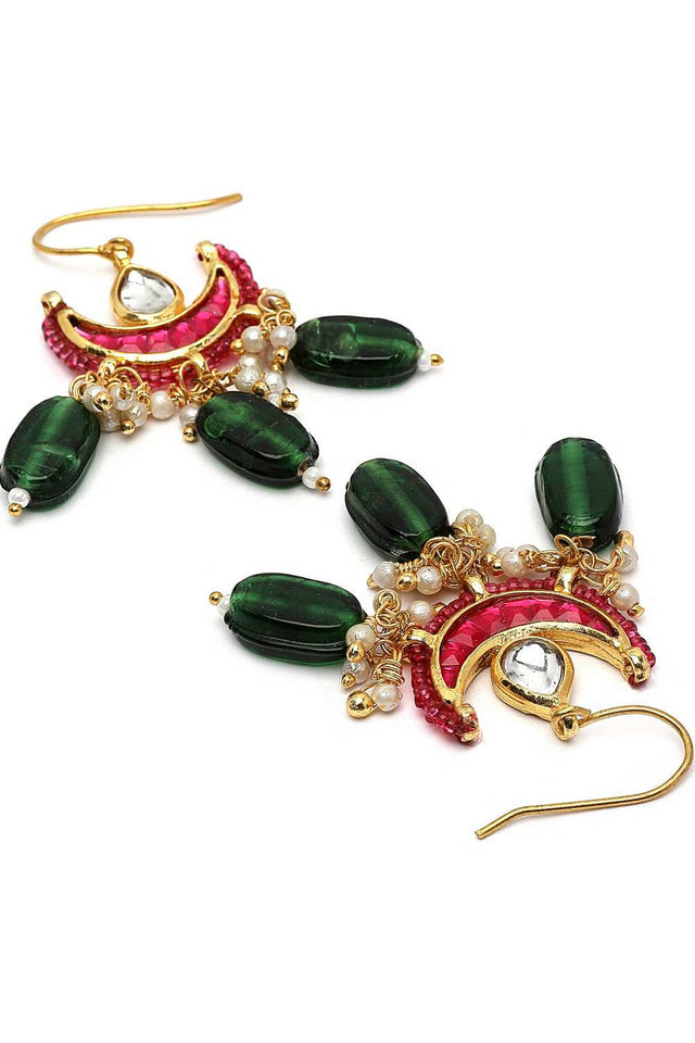 Multi-Color Alloy Necklace & Earring Set