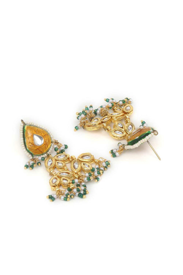 Multi-Color Alloy Necklace & Earring Set