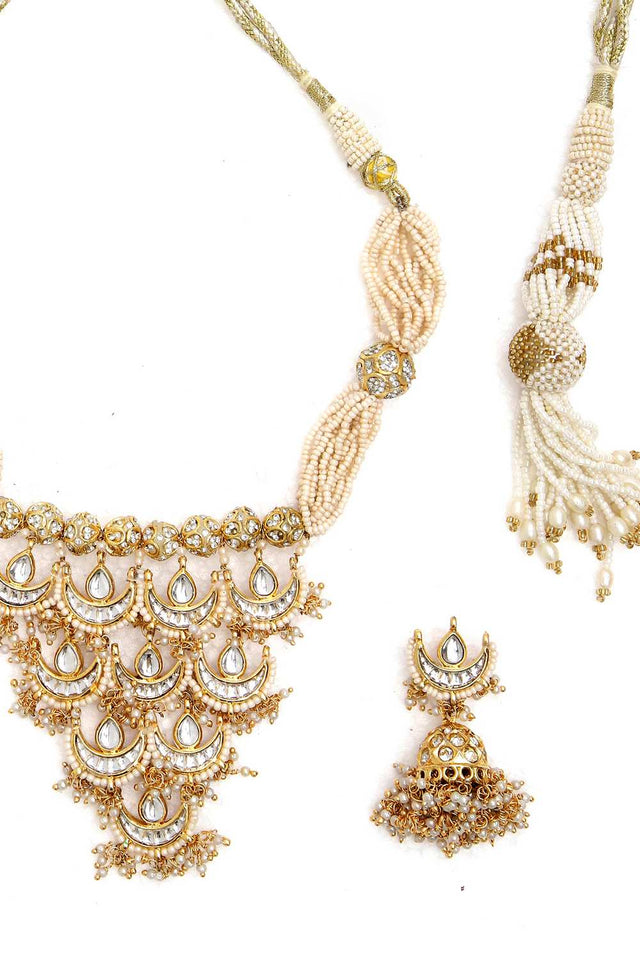 Multi-Color Alloy Necklace & Earring Set