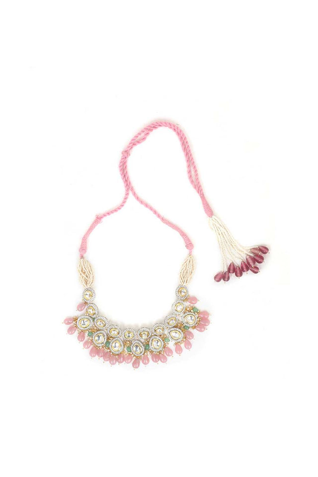 Multi-Color Alloy Necklace & Earring Set