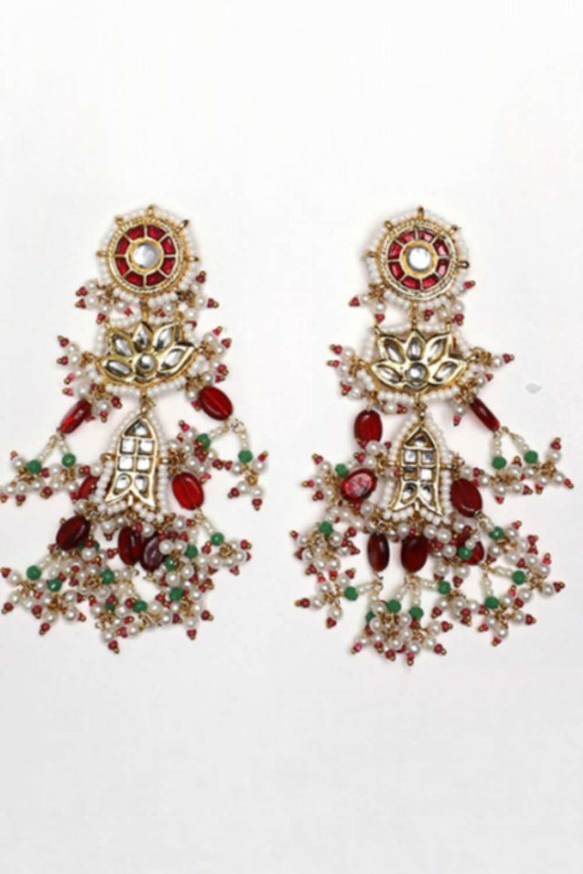 Multi-Color Alloy Necklace & Earring Set