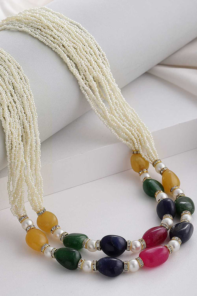 Multi-Color Alloy Necklace