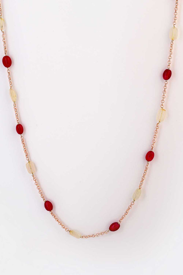 Multi-Color Alloy Necklace