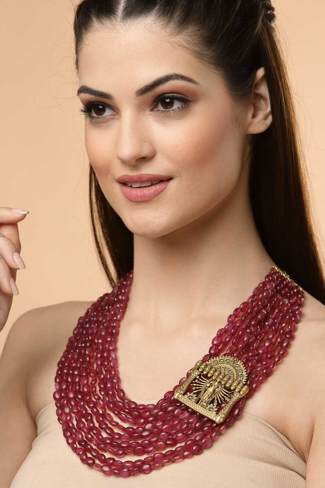 Multi-Color Alloy Necklace