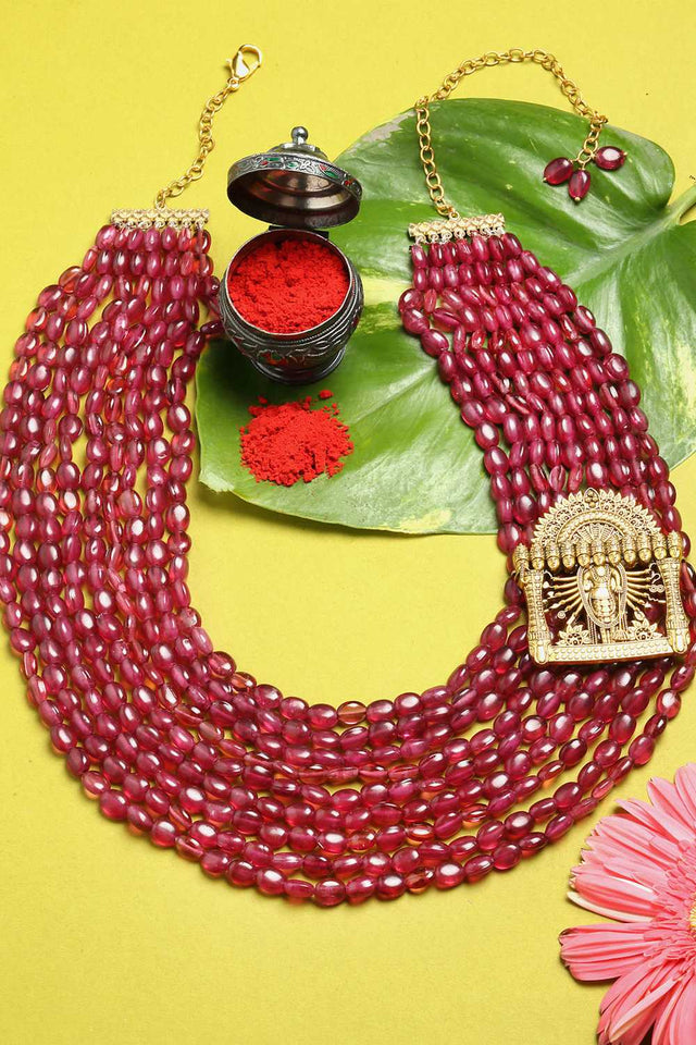 Multi-Color Alloy Necklace