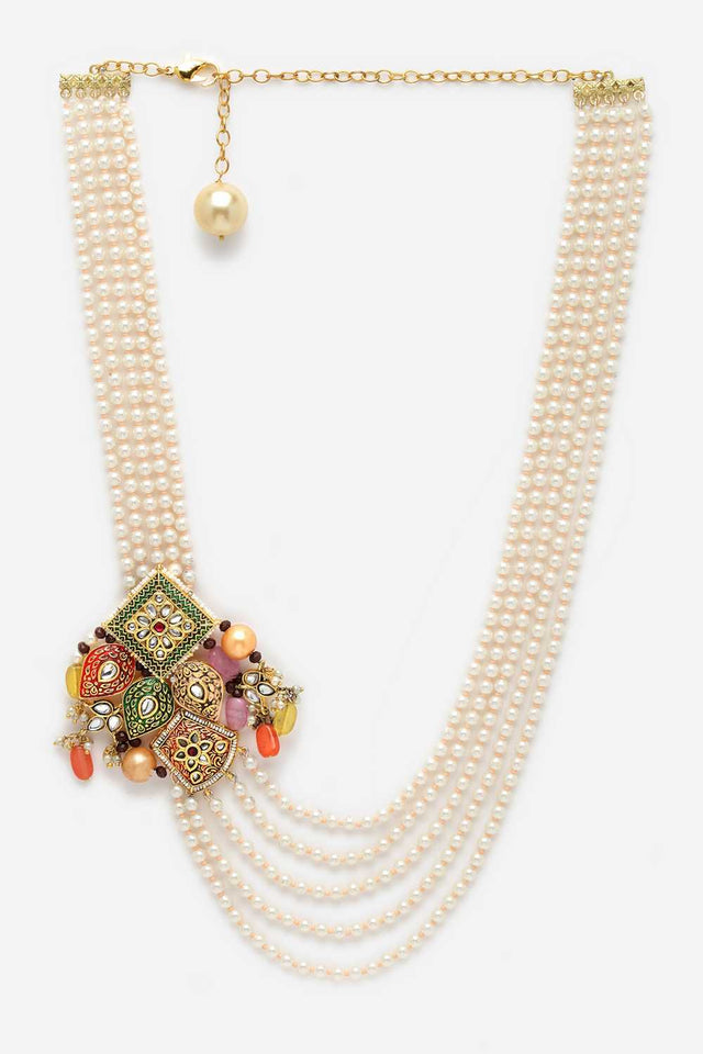 Multi-Color Alloy Necklace