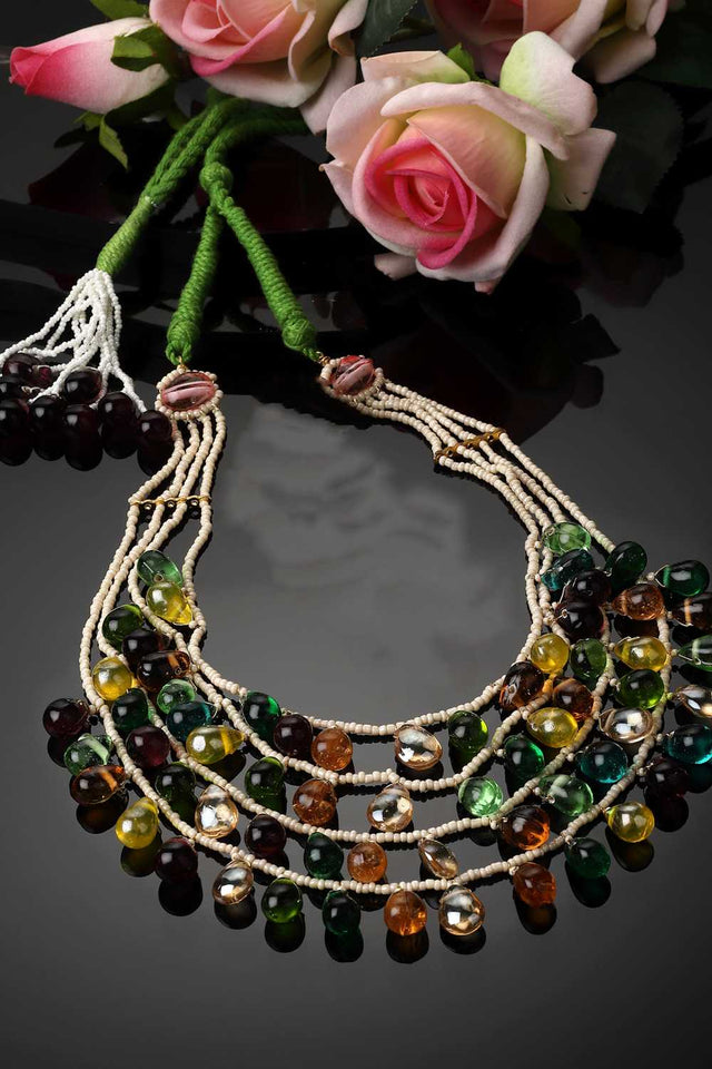Multi-Color Alloy Necklace