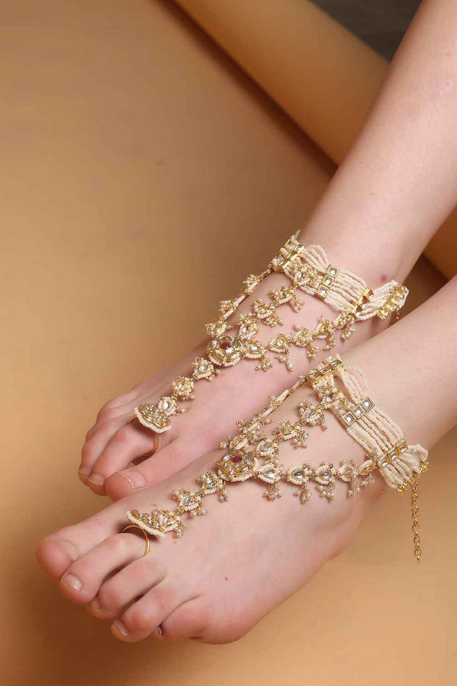 Multi-Color Alloy Anklet