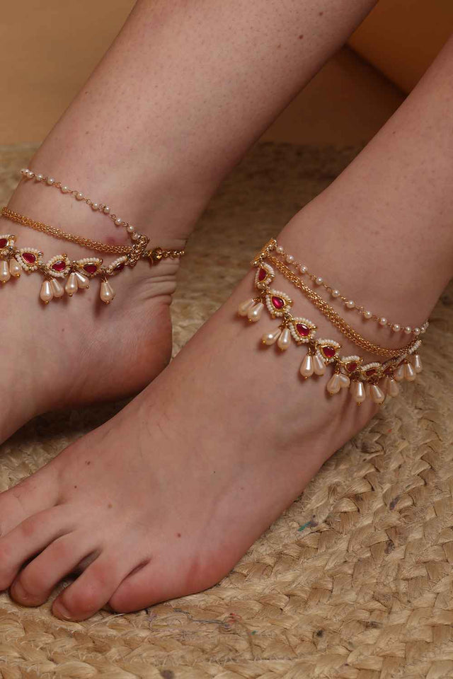 Multi-Color Alloy Anklet