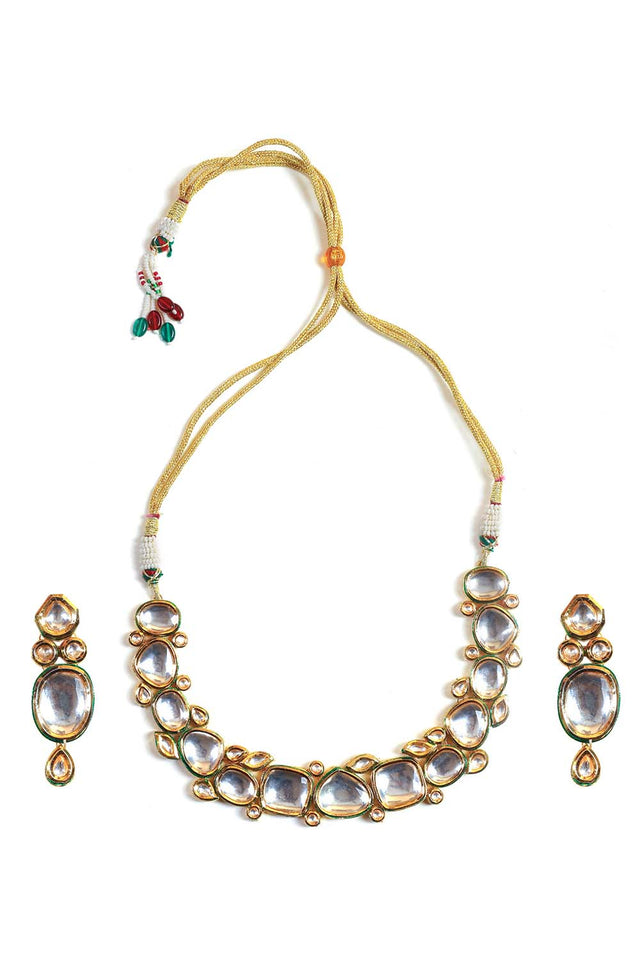 Multi-Color Copper Necklace And Earring Set