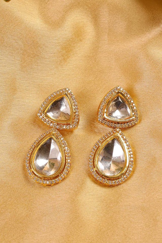 Multi-Color Brass Earring