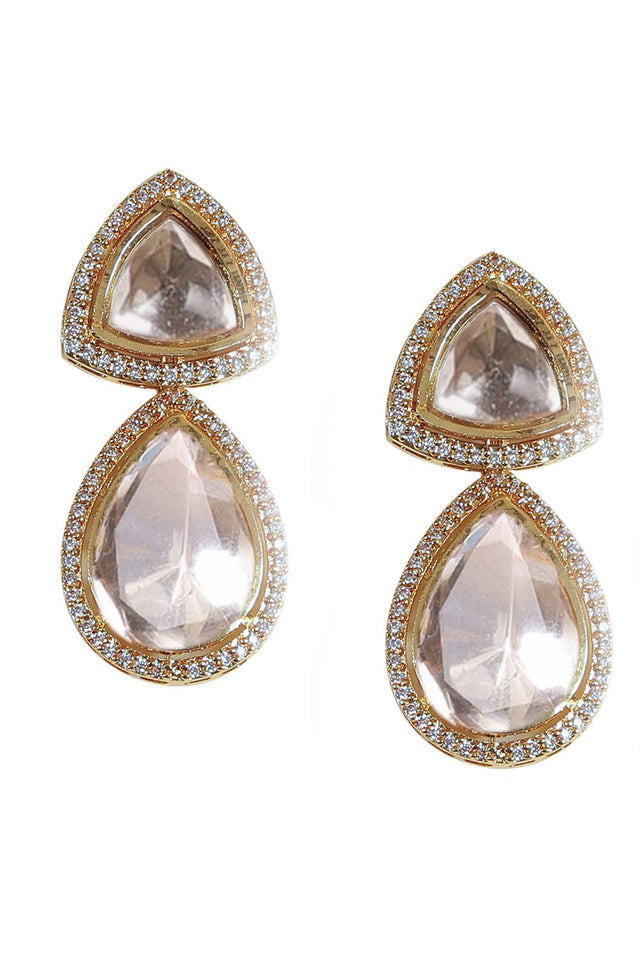 Multi-Color Brass Earring