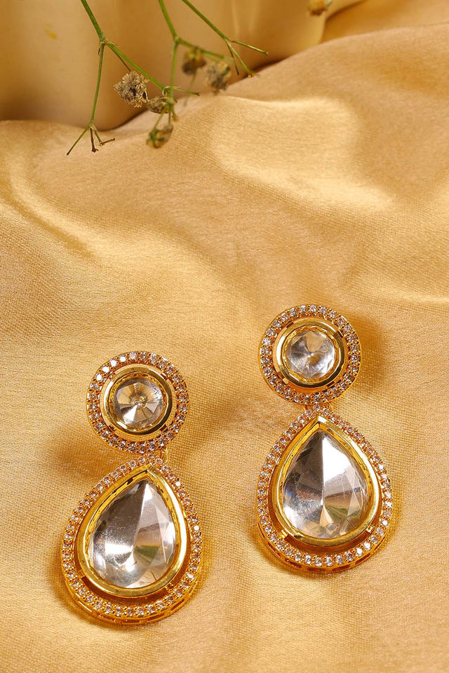 Multi-Color Brass Earring