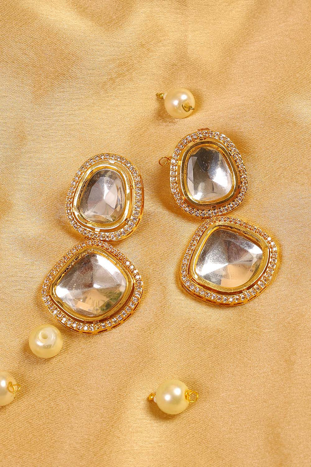 Multi-Color Brass Earring