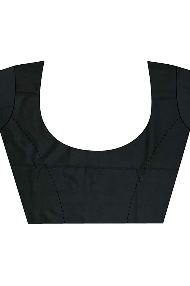 Black Kanjivaram Woven Banarasi Silk Saree (JK13111)