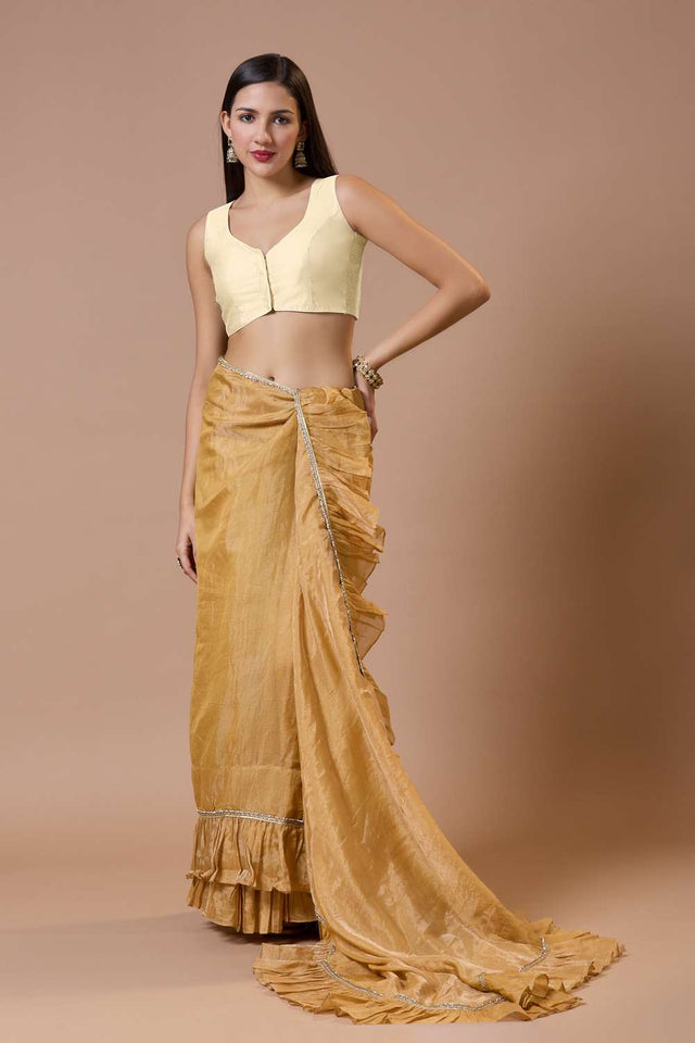 White Solid Silk Sweetheart Neck Blouse