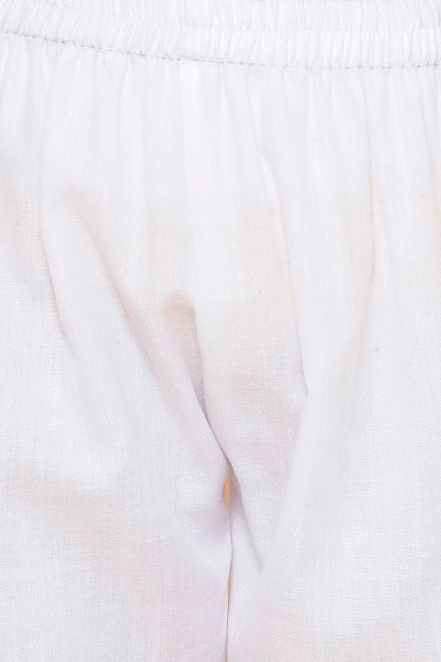 Boy's Green Floral Printed Silk Kurta Set