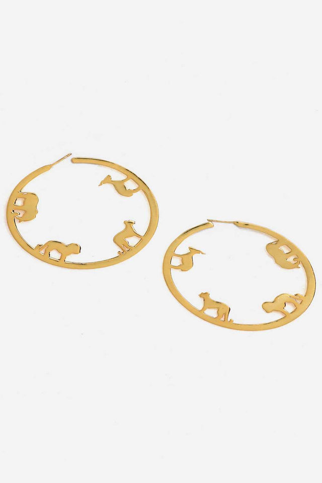 Gold Alloy Earring