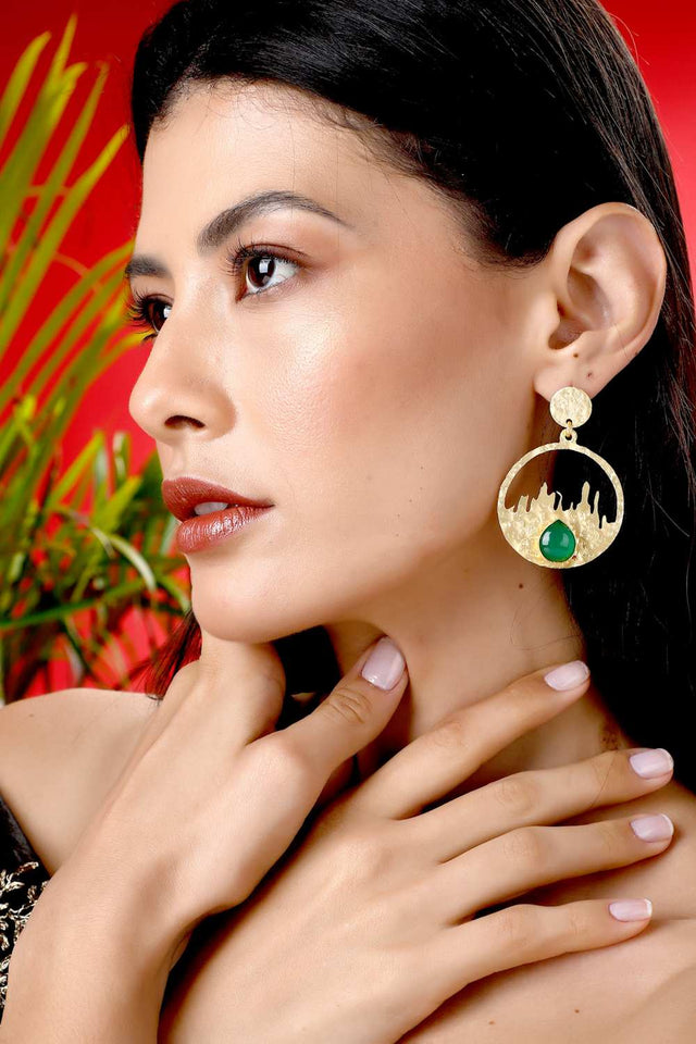 Multi-Color Alloy Earring