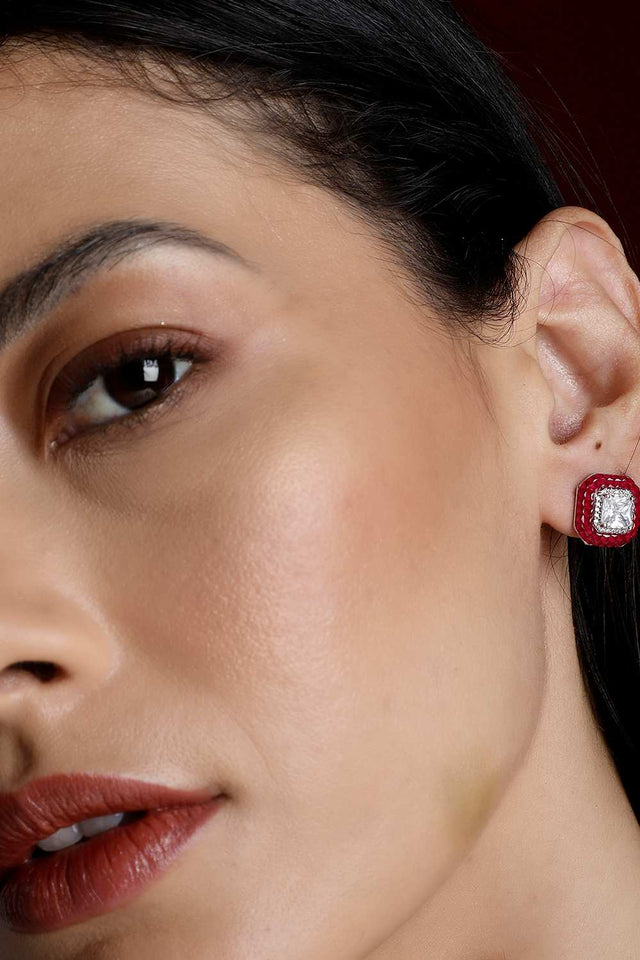 Multi-Color Alloy Earring