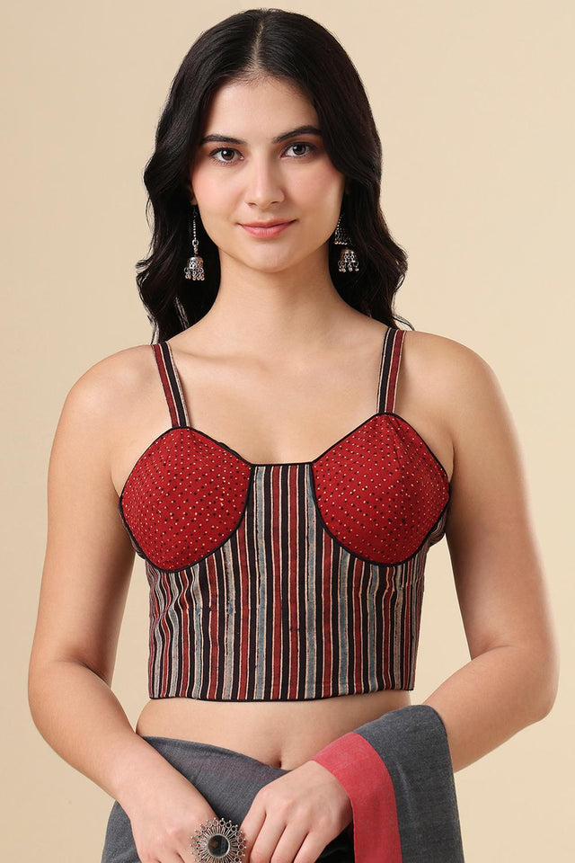 Multi color Printed Cotton Blouse (SUMR-012-MULT)
