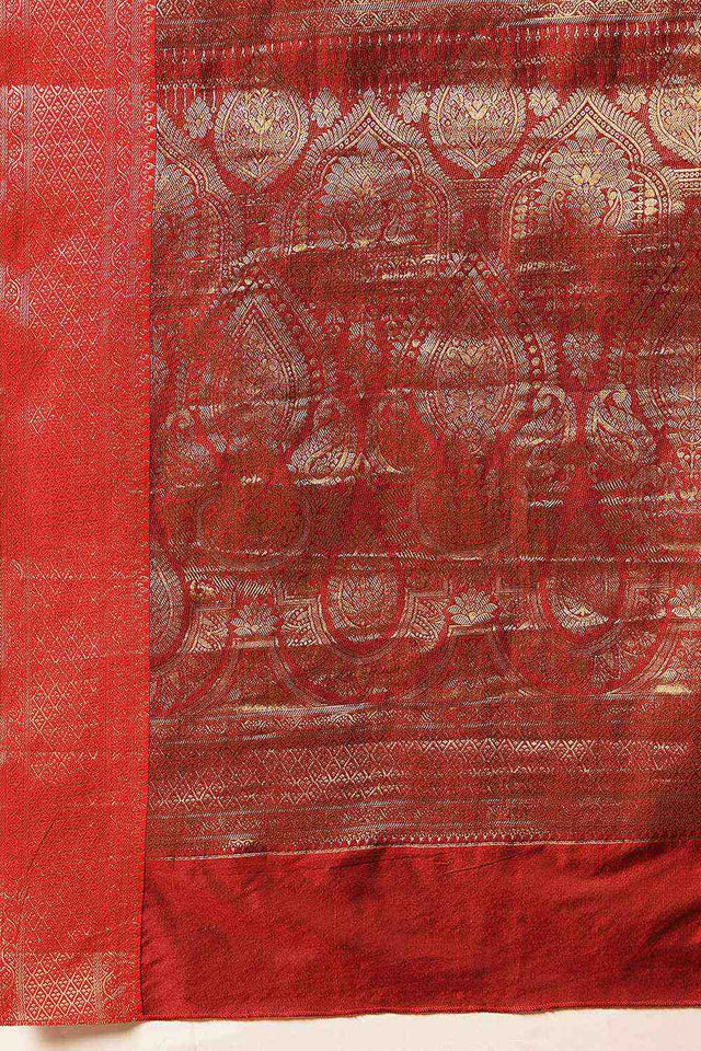 Black Zari Woven Silk Saree