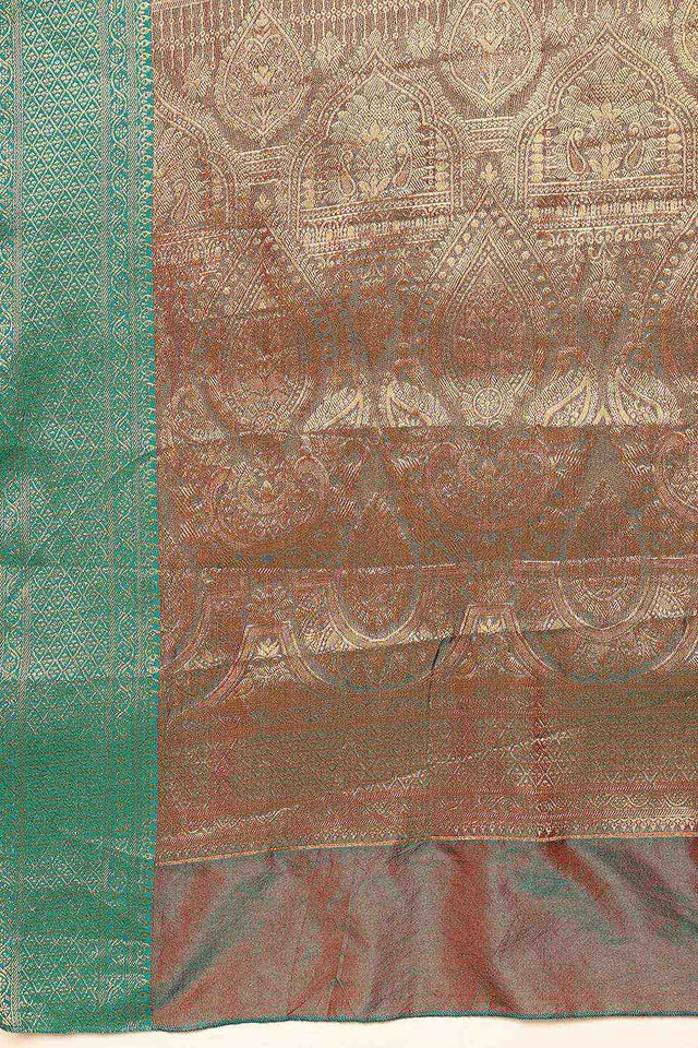 Red Zari Woven Silk Saree