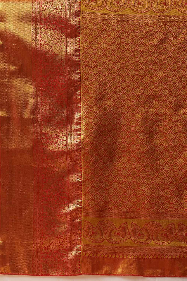 Grey Banarasi Pure Silk Woven Saree
