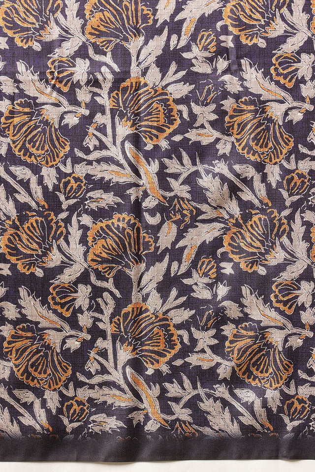 Blue Ajrakh Printed Art Silk Saree (SZ-DGAJRAKH-3285)