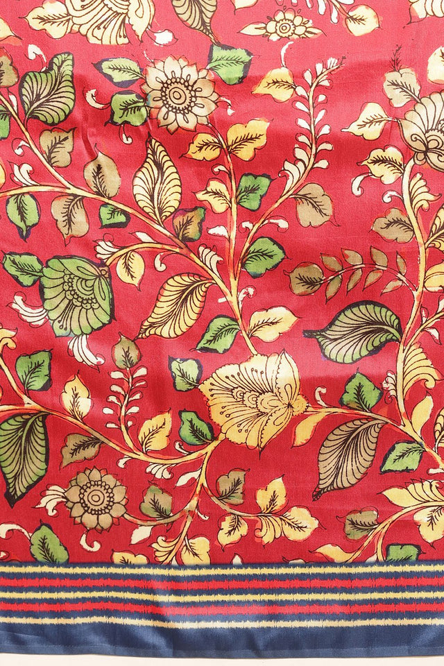 Pink Kalamkari Printed Silk Saree (SZ-DGGIA-PN-3221)