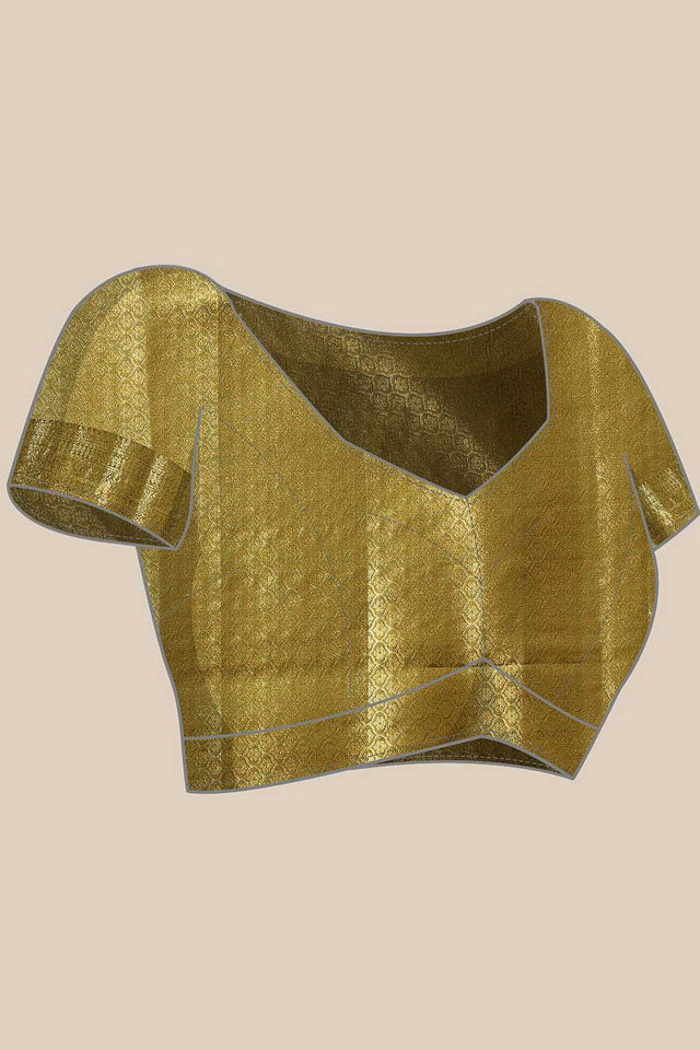 Lavender Floral Printed Tissue Silk Saree