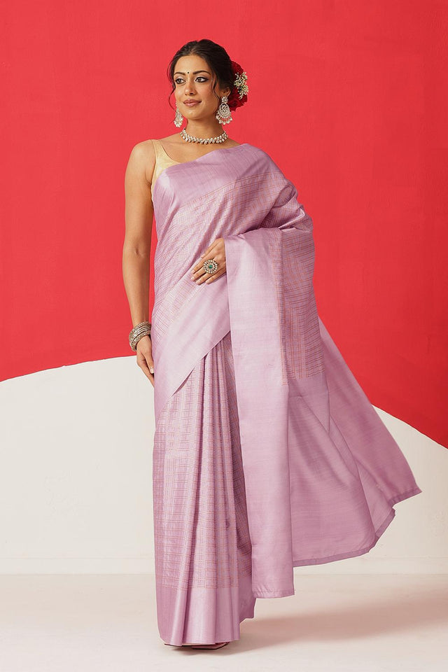 Lavender Printed Silk Saree (SZ-DGMAYA-3067)