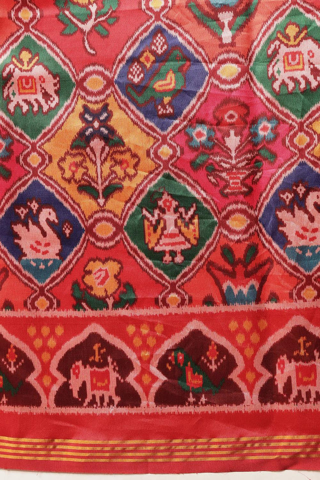 Multi Color Patola Printed Silk Saree (SZ-DGPATOLA-2973)