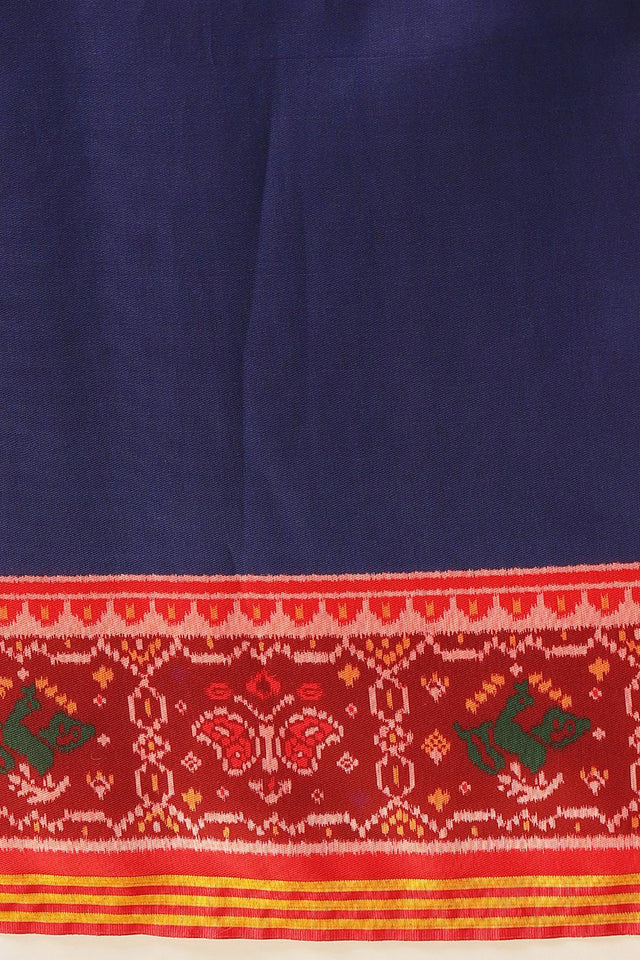 Blue Patola Printed Silk Saree (SZ-DGPATOLA-2974)