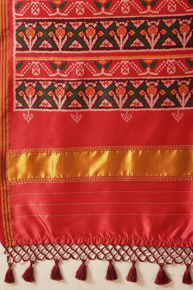 Lavender Patola Printed Silk Saree (SZ-DGPATOLA-2988)