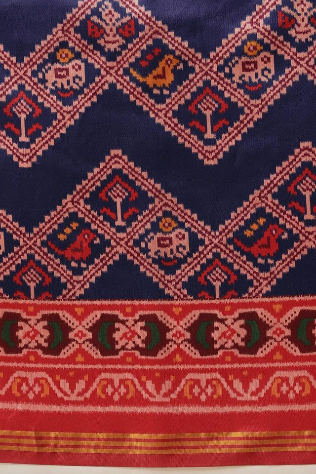 Blue Patola Printed Silk Saree (SZ-DGPATOLA-2993)