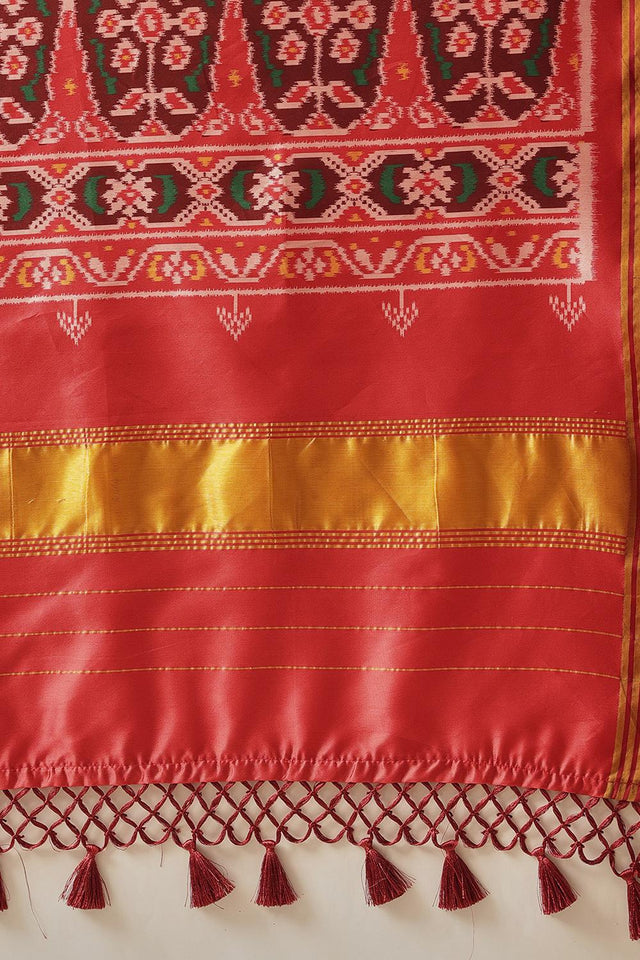 Blue Patola Printed Silk Saree (SZ-DGPATOLA-2993)