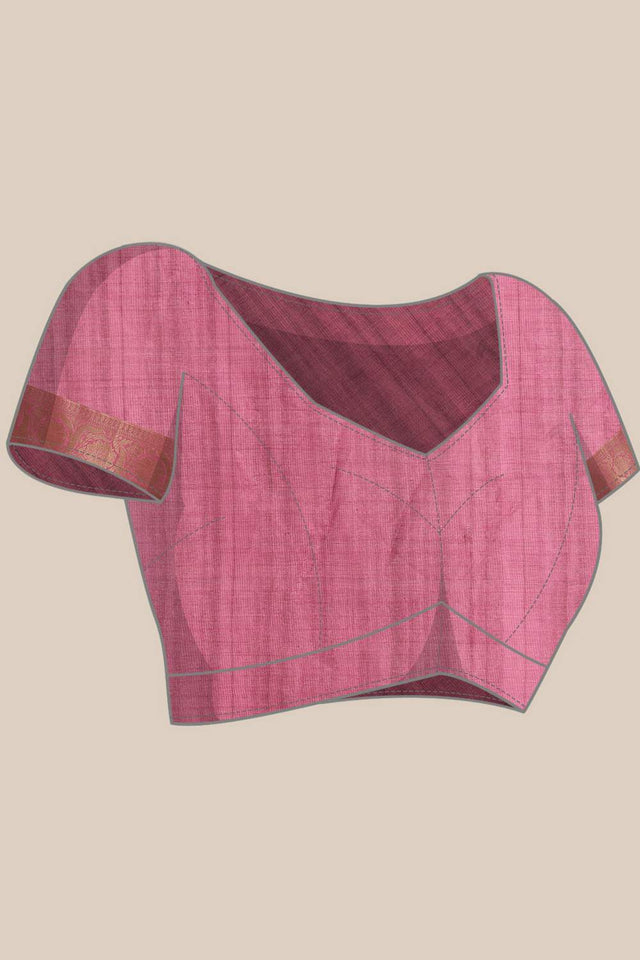 Beige Animal Printed Silk Saree